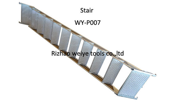 中国 前電流を通された足場梯子、階段足場システム 37kg 3.05*2m サプライヤー
